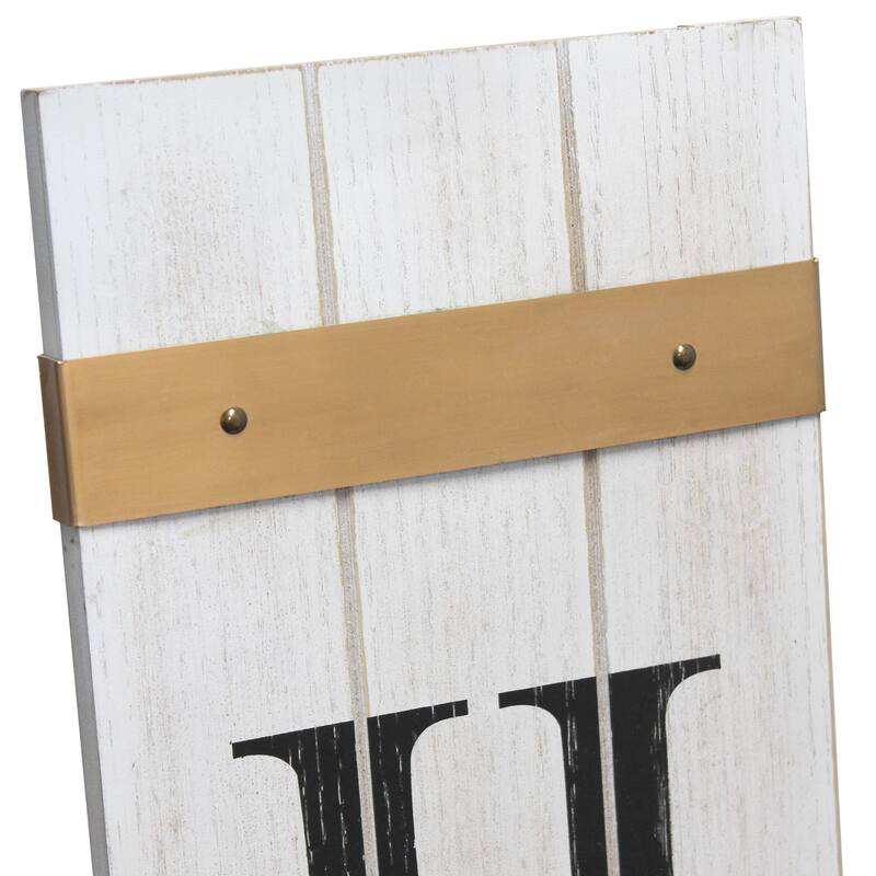 Elegant Designs Interchangeable Wreath Home Sign