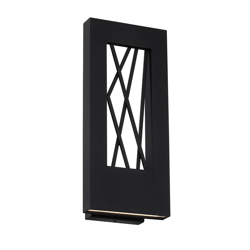 Twilight 16in LED Indoor or Outdoor Wall Light 3000K in Black