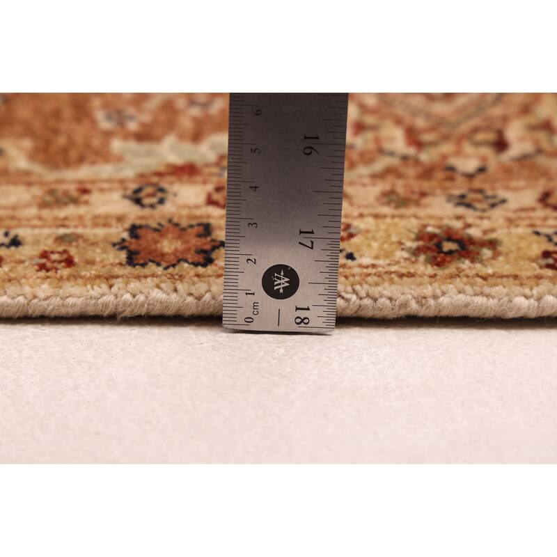 ECARPETGALLERY Hand-knotted Jamshidpour Cream Wool Rug - 6'0 x 8'9