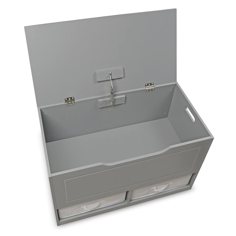 Taylor & Olive Verbena Toy and Storage Box with Two Baskets
