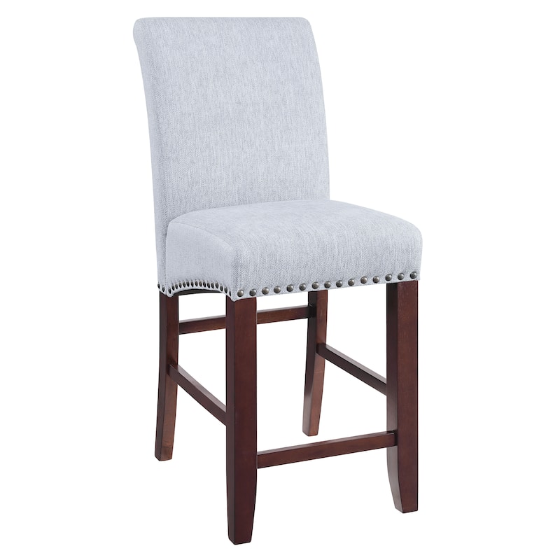 24" Parsons Barstool with Nailheads