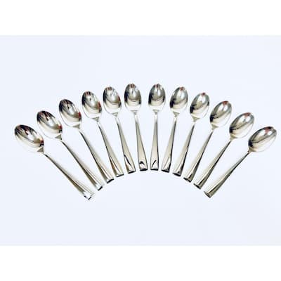Red Vanilla Angle Teaspoon Set / 12