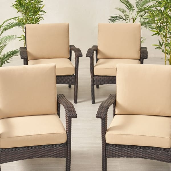 slide 2 of 31, Topanga Club Chair Cushions (Set of 4) by Christopher Knight Home Tan