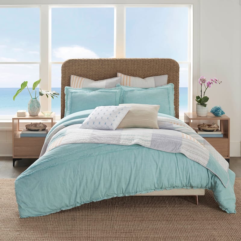 Southern Tide Bayview Seaglass Comforter Set - Seaglass - King