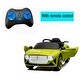 preview thumbnail 14 of 12, 12V Kids Ride On Car With Remote Control, Battery Powered Electric Car With Music, Front Rear Light, 3-point Safety Belt