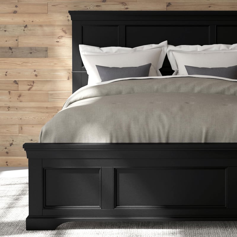 Homestyles Bedford Black Queen Bed