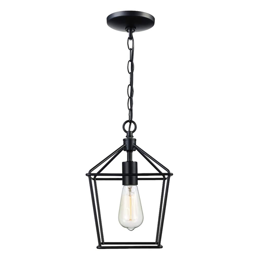 Trans Globe Lacey Too 1 Light Pendants in Black