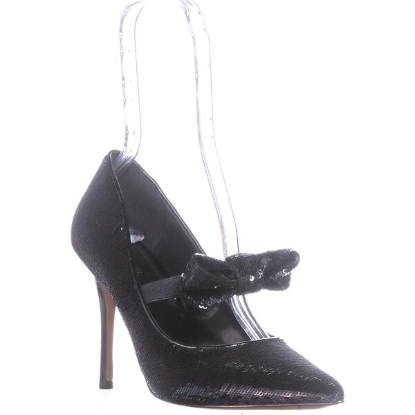 michael kors black sparkly heels