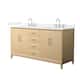 Option White Oak / White Quartz Top / Brushed Nickel