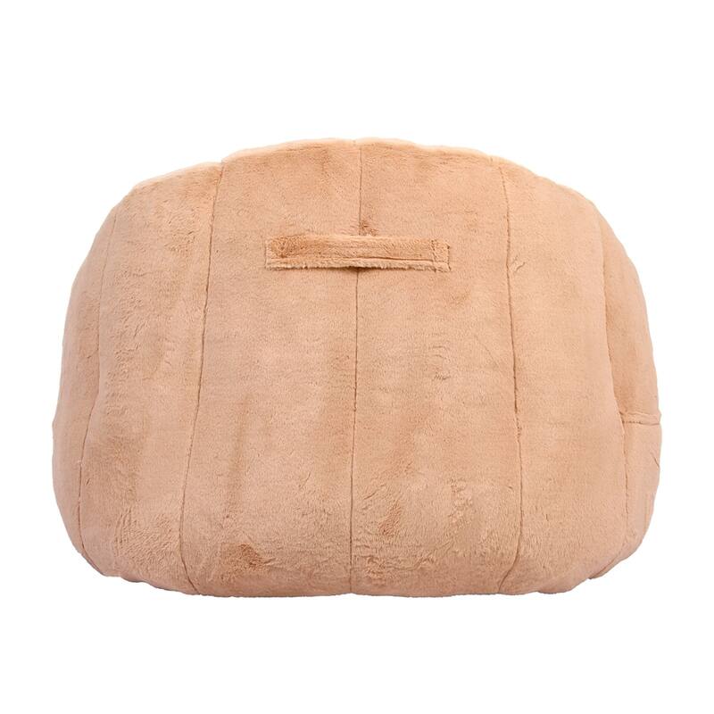 Lazy Comfy Chairs faux fur Fabric BeanBag Chair in Living Room Bedroom