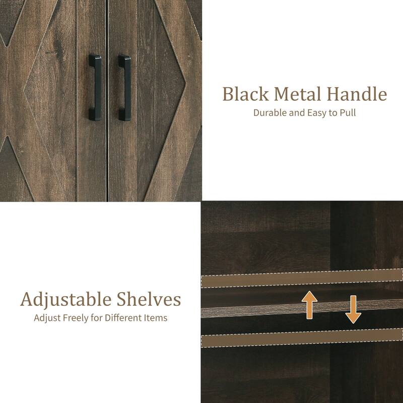 Traditional 3 Drawer Sideboard Storage Cabinet