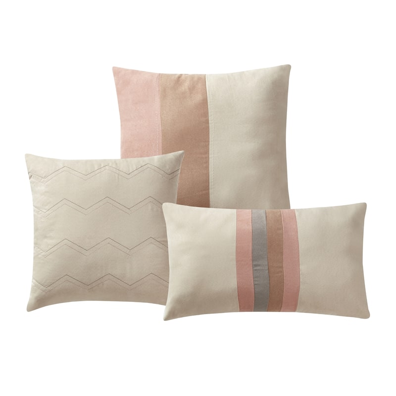 Winston 7 Piece Suede Comforter Set