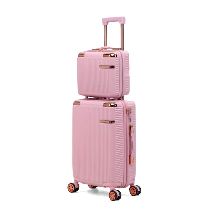 4-piece hard luggage, 360 dual rotating four-wheel luggage, password ...