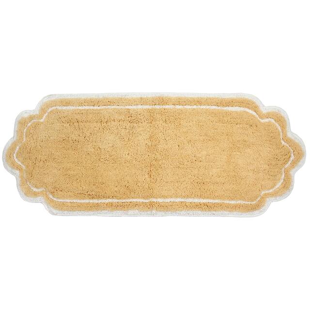 Home Weavers Allure Collection Absorbent Cotton, Machine Washable and Dry Bath Rugs