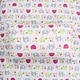 preview thumbnail 78 of 96, 3-Piece Cotton Toddler Sheet Set for Kids Boys & Girls (Animals, Fish, Sports, Floral) Floral Pink Animal Friends