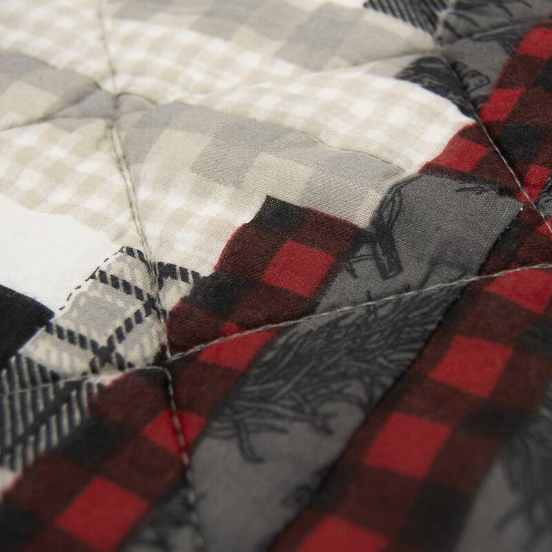 Donna Sharp Log Cabin Star Cotton Quilt Collection