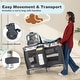 preview thumbnail 3 of 19, Costway 4 in 1 Convertible Portable Baby Playard - See Details