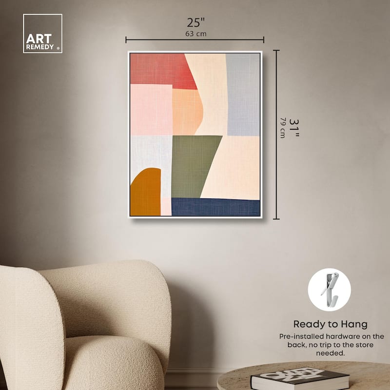 Planar Patchwork I Canvas by Art Remedy