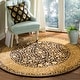 preview thumbnail 50 of 61, SAFAVIEH Handmade Silk Road Fransien Traditional Oriental Wool Rug 3'6" Round - Black/Ivory - Round