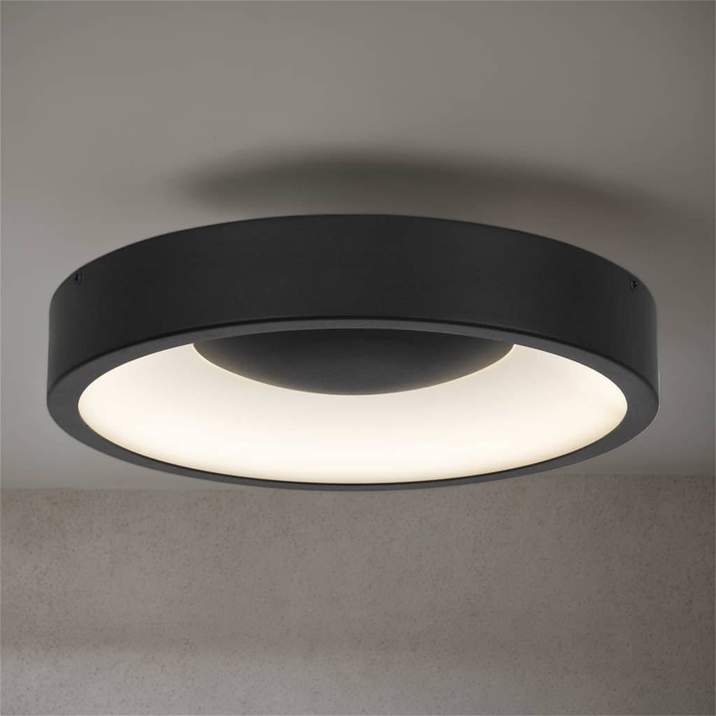 11 inch Black LED Flush Mount