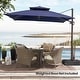 preview thumbnail 43 of 85, 11 x 11 FT Outdoor Square Patio Cantilever Offset Umbrella with Crank and 360 Degrees Rotation