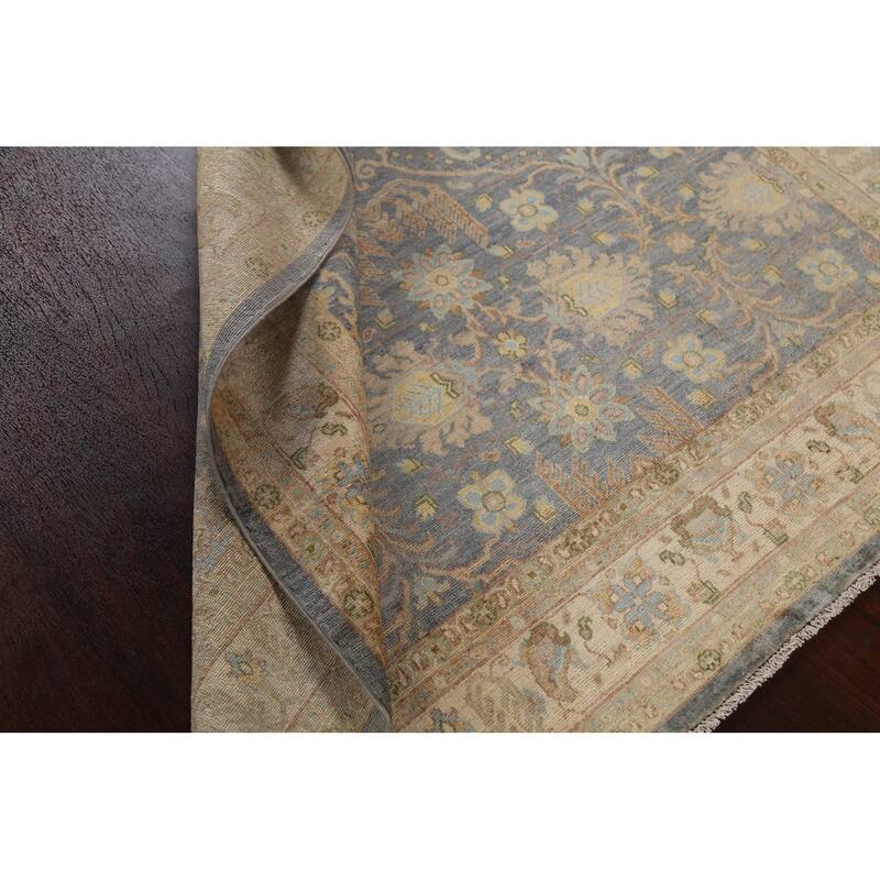 Traditional Vegetable Dye Oushak Turkish Area Rug Wool Hand-knotted - 5'9" x 7'9"