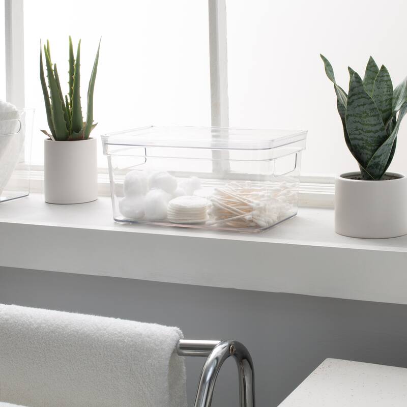 Simplify 2 Pack Lidded Storage Bin