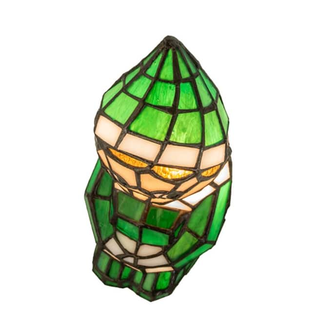 Meyda Tiffany 240399 Elf 7" Tall Green Novelty Specialty Lamp