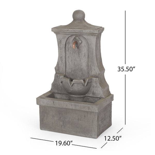 Duffy Outdoor Tier Single Spout Fountain Outdoor 2 by Christopher Knight Home