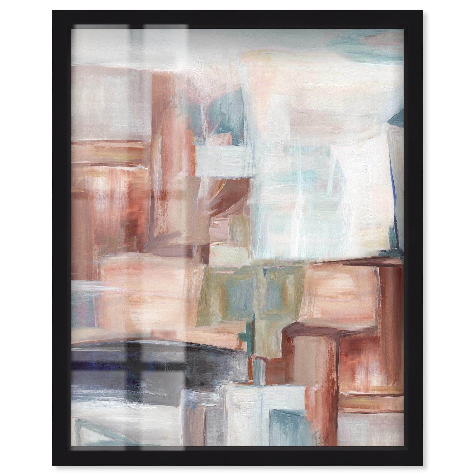 Take it Easy Abstract Art Shadowbox Print by Art Remedy