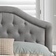 preview thumbnail 12 of 21, Killian Tufted Upholstered Headboard by Christopher Knight Home