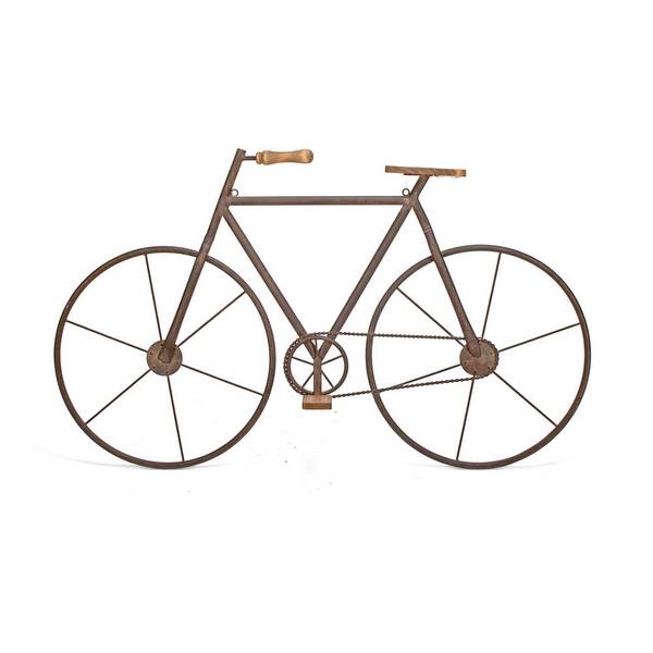Shop 47 Brown And Beige Urban Vintage Bicycle Wall Decor On