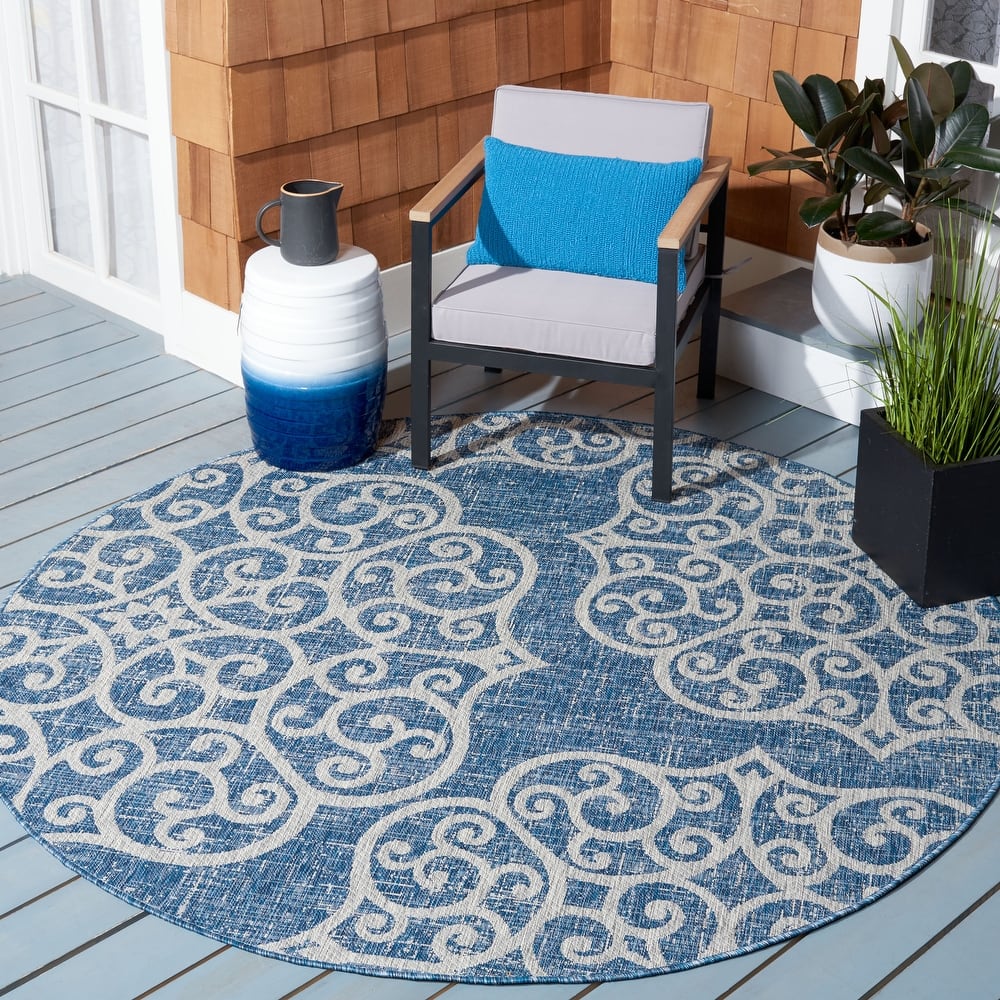 SAFAVIEH Courtyard Judy Indoor/ Outdoor Waterproof Patio Backyard Rug