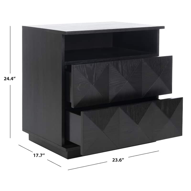 SAFAVIEH Couture Dzidra 2-Drawer Nightstand