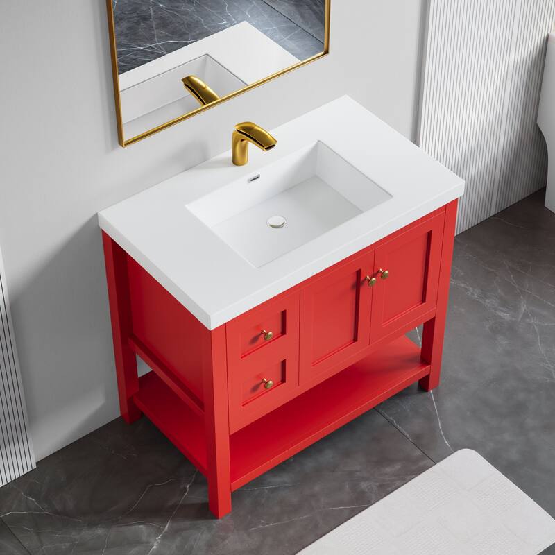 Winslow 36" Single Bathroom Vanity Set - 21D x 36W x 34H