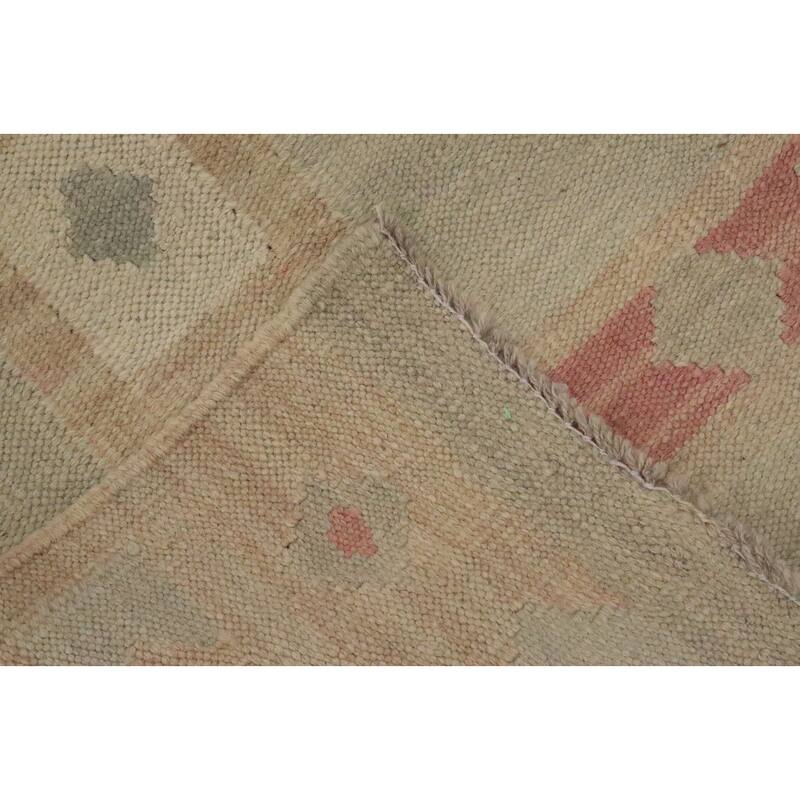 Hand Woven Oriental 100% Wool Carpet Southwestern Tribal Multi-Colored Kilim Area Rug - 6' 0'' X 4' 1''