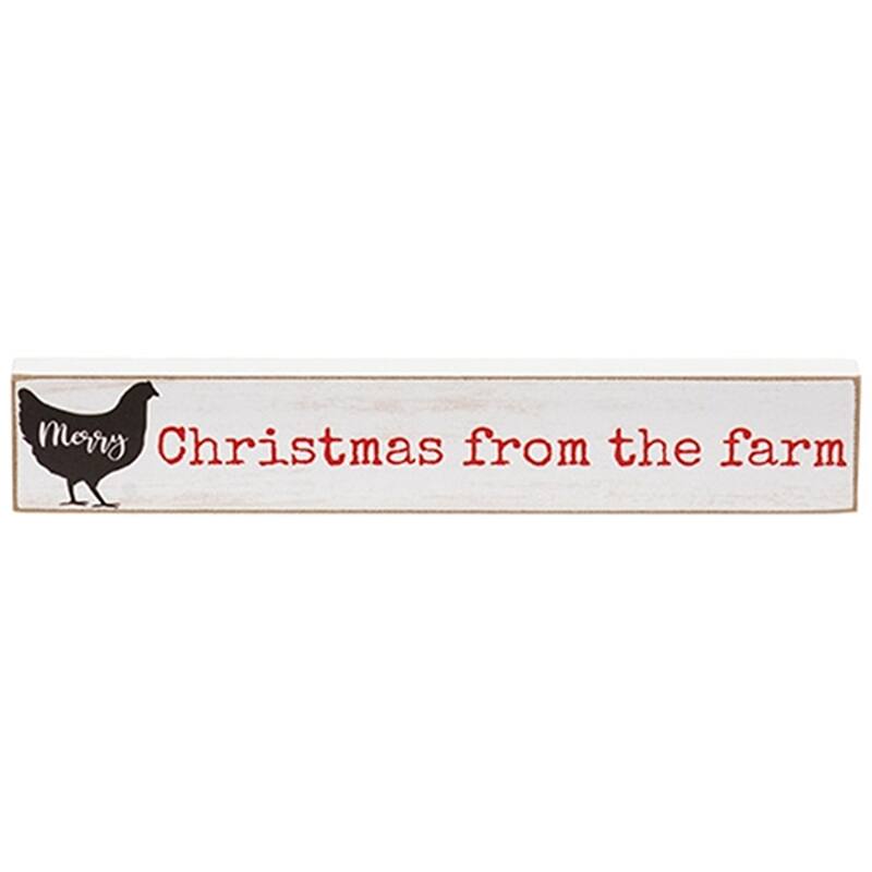 From Our Herd to Yours Mini Sticks for Farmhouse Decor 4 Asstd. - 6” x 0.50” x 1”