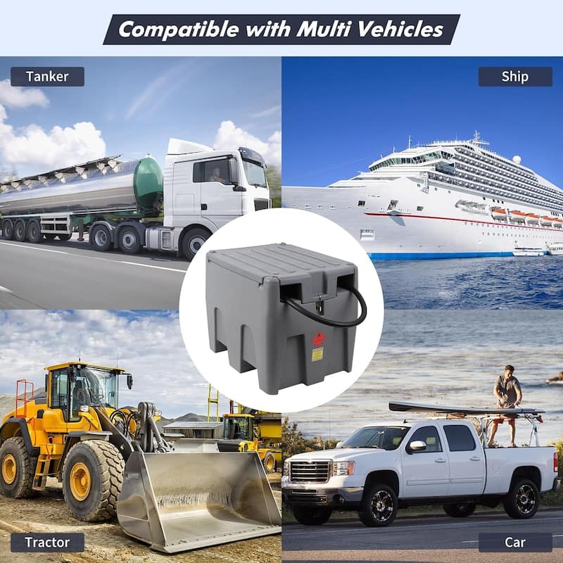 Portable Diesel Fuel Tank with Electric Transfer Pump