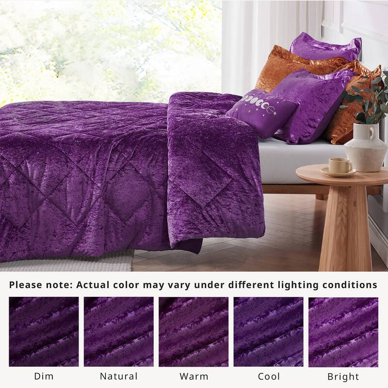 Intelligent Design Isabel Velvet Comforter Set