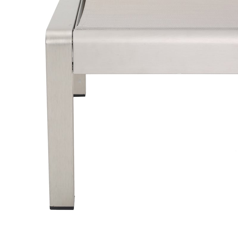 Cape Coral Outdoor Chaise Lounge with Cushion (Set of 2) by Christopher Knight Home