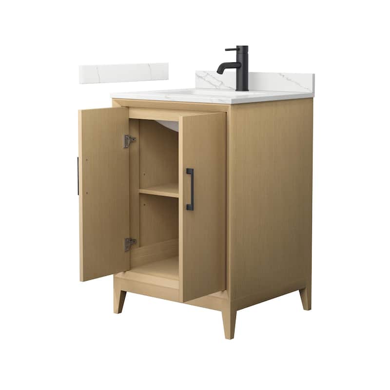 Wyndham Collection WCH7575-24S-QTZ-UNSMXX Janna 24" Free Standing