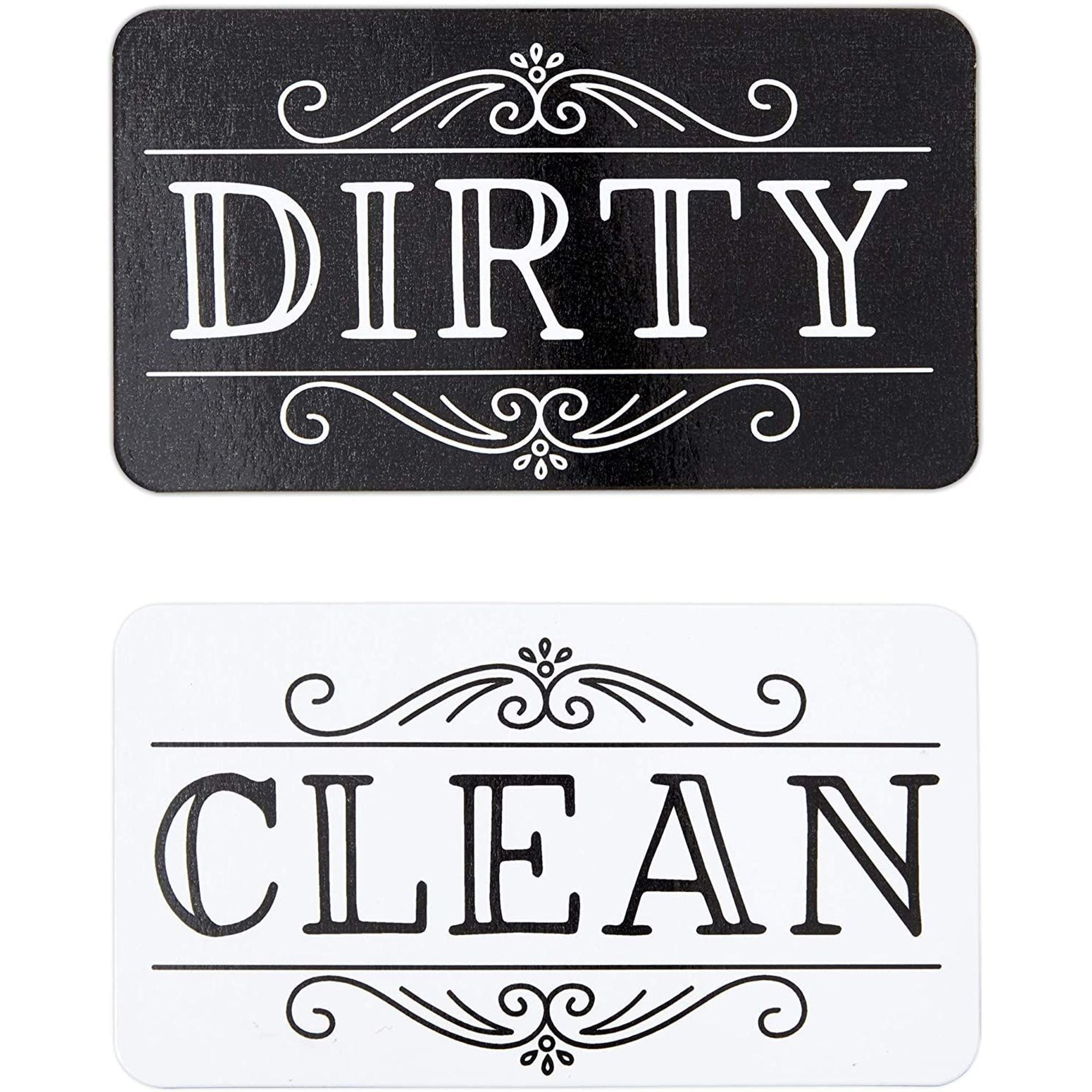 Crafts Handcrafted & Finished Pieces Metal Dishwasher Magnet Red Green  Blocks Clean Dirty Dishes Food Magnet Fm3864791