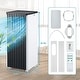 preview thumbnail 8 of 10, 3-in-1 Portable Air Conditioners with Built-in Dehumidifier Function, Fan Mode, Remote Control Black
