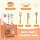 preview thumbnail 19 of 19, Costway Kids Play Kitchen with Microwave Stoves Rotation Knobs Ice - See Details
