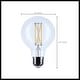 preview thumbnail 3 of 1, 4.5 Watt G25 LED Medium Base Clear 3500K CCT 120 Volt