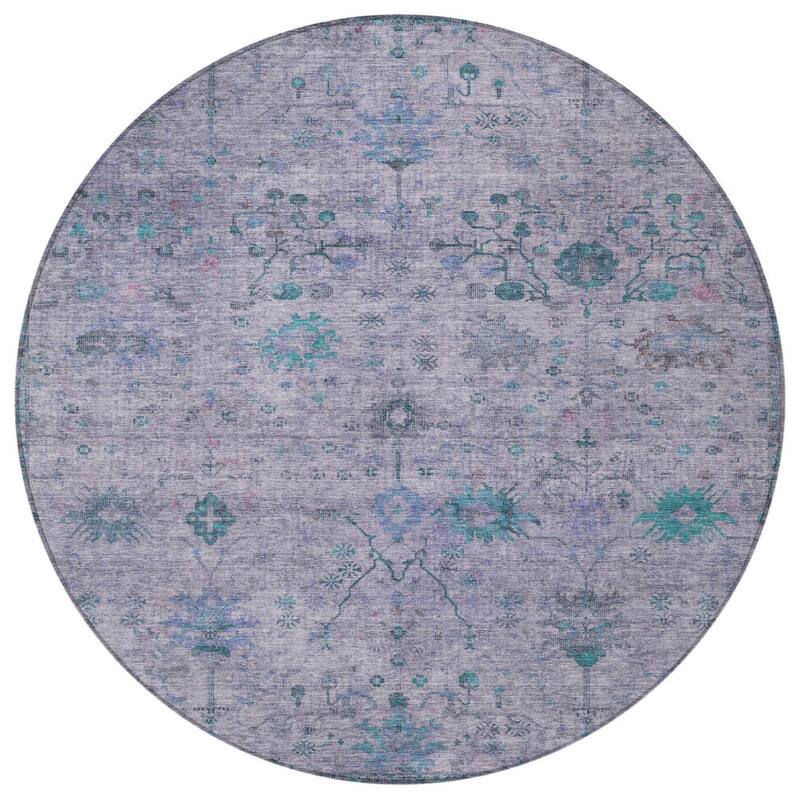 HomeRoots Floral Traditional Rectangle Outdoor Rug