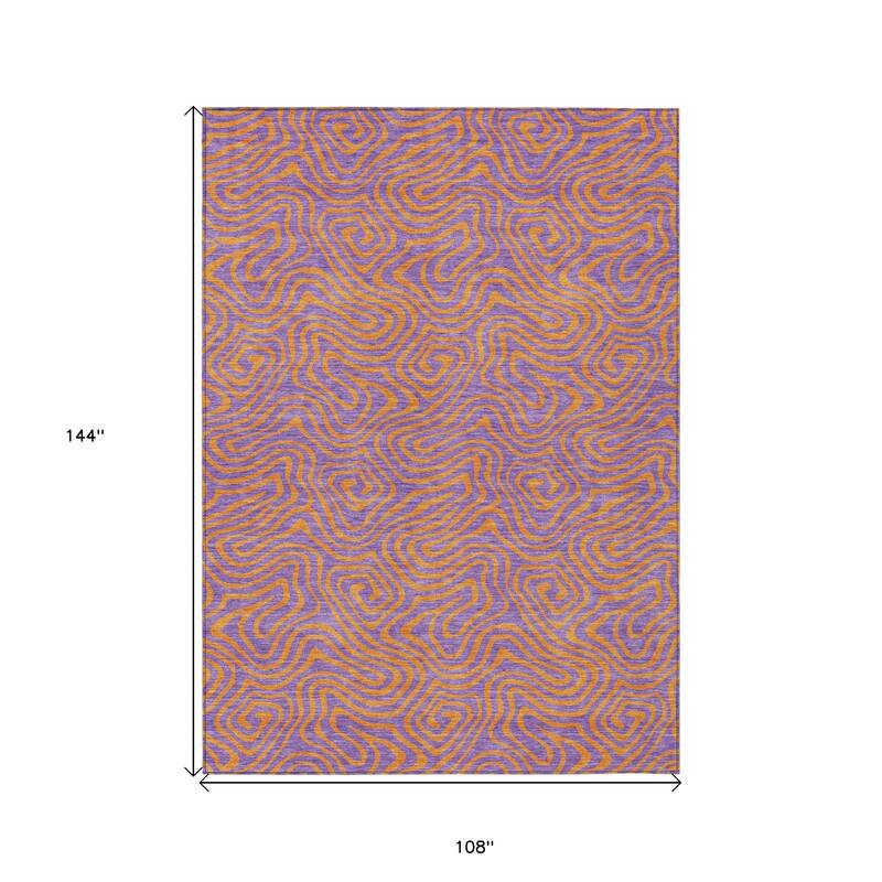 HomeRoots Abstract Transitional Rectangle Outdoor Rug