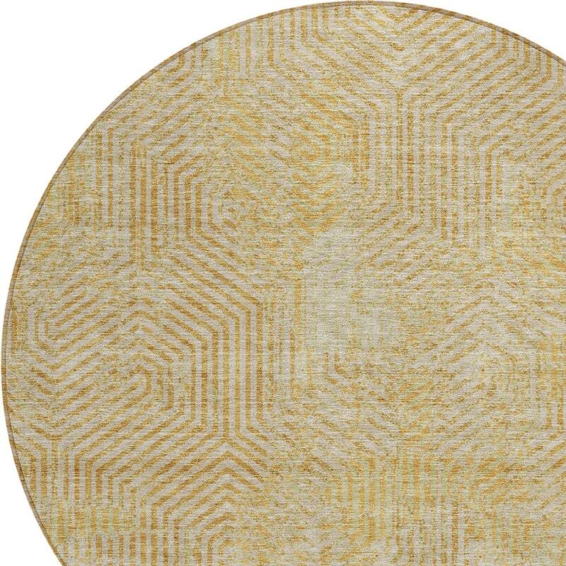HomeRoots Geometric Transitional Rectangle Outdoor Rug