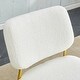 preview thumbnail 8 of 44, Roomfitters Teddy Suede Rocking Chair with Gold Legs, Cushioned Modern Accent Chair for Living Room or Office