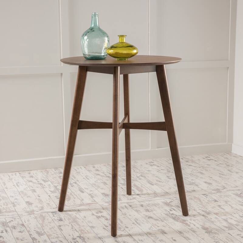 Carson Carrington Lund Wood Bar Table by Christopher Knight Home - 31.50"L x 31.50"W x 42.00"H